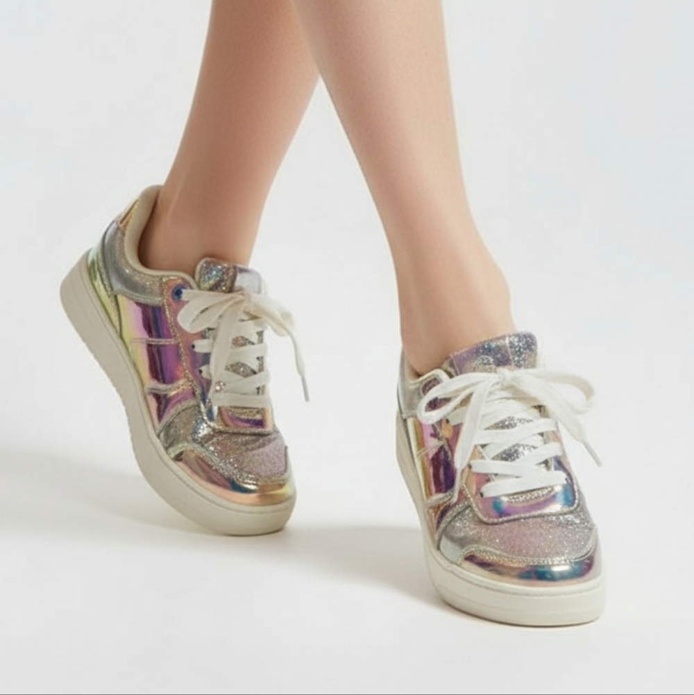 Art Class Shimmering Multicolor Kids Sneakers
